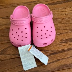 Girls brand new pink Crocs